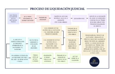 Consulte las etapas del proceso de liquidación judicial